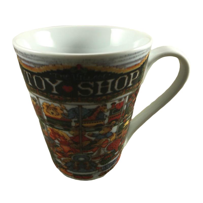 Children Looking In Window At The Village Toy Shop Christmas Mug Lillian Vernon