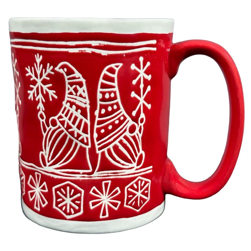 Gnomes & Snowflakes Christmas Mug Peppermint & Pine