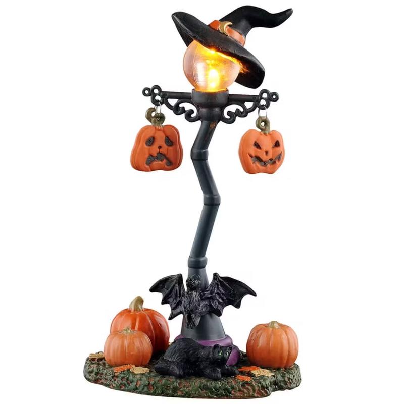 NEW 2025 Lemax Spooky Town Spooky Time Street Light #54443