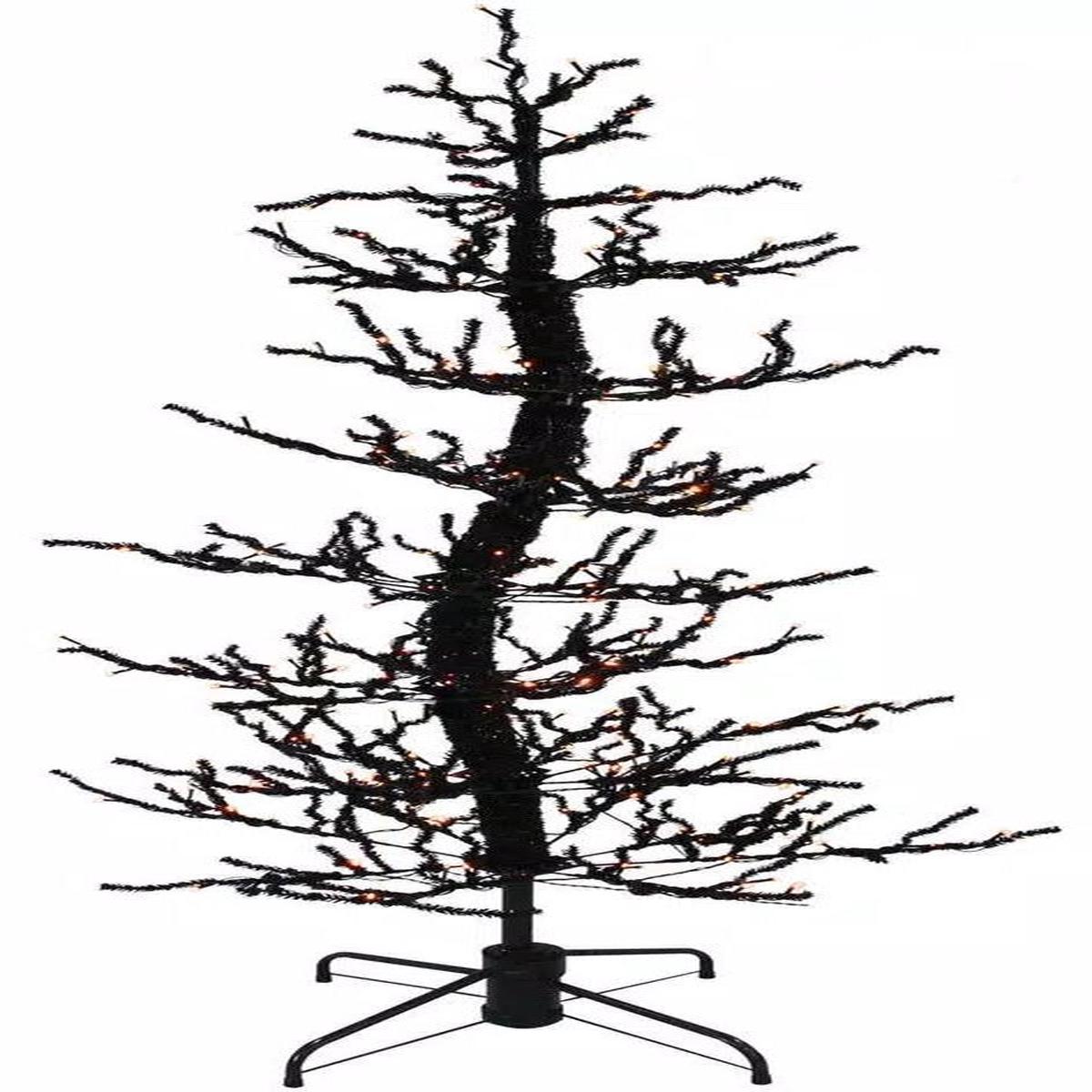7' Haunted Hollow Color-Changing Animated Spooky Tree with Music