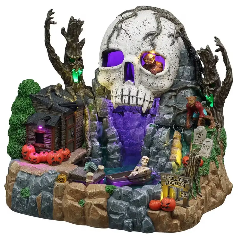 NEW 2025 Lemax Spooky Town The Full Moon Lagoon #54431