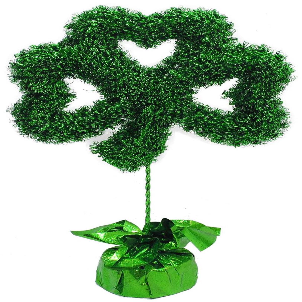 Tinsel Shamrock St. Patrick's Day Centerpiece