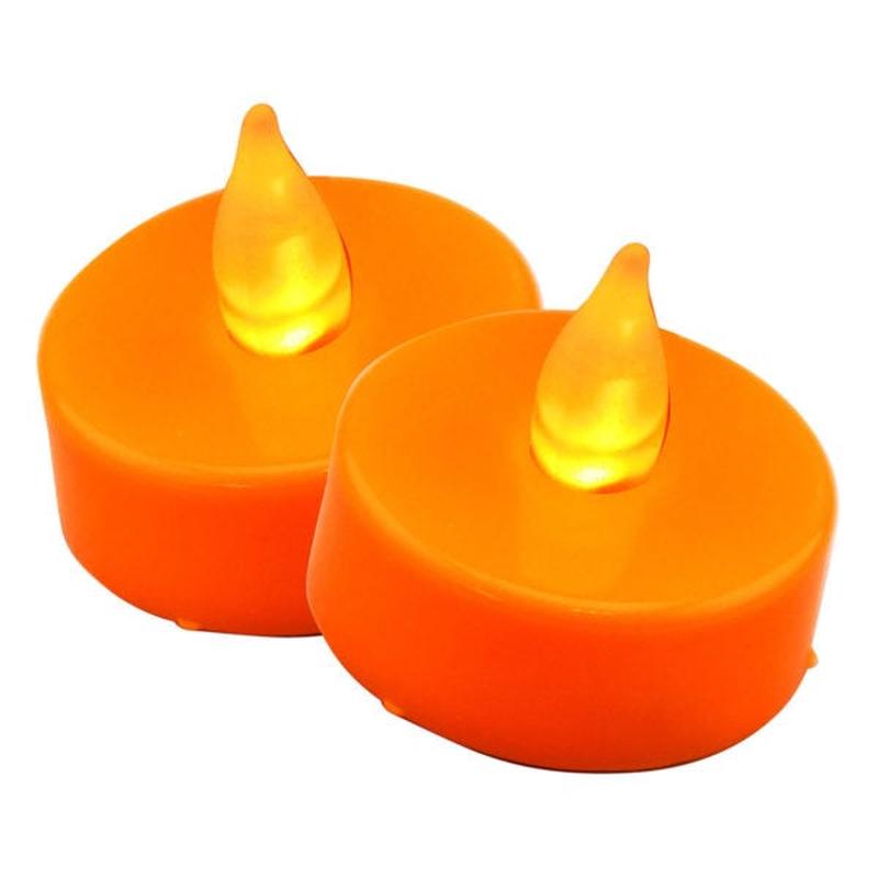 2-Pack Halloween LED Tea Lights