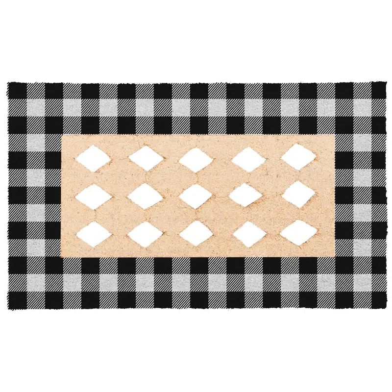Buffalo Check Coir Sassafras Mat Tray