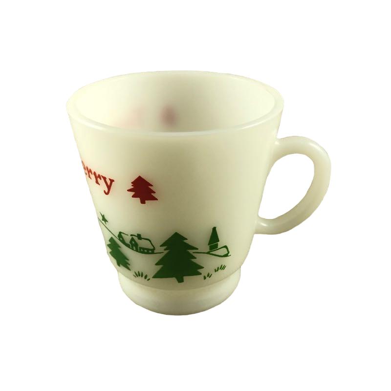 Tom And Jerry Winter Christmas Scene Mug Hazel Atlas