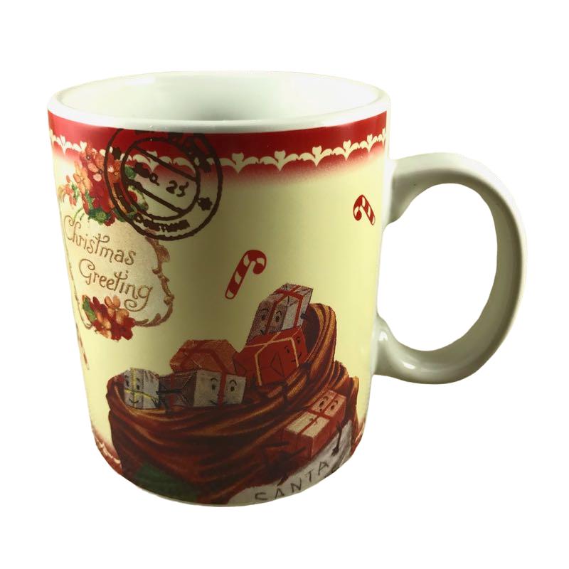 Christmas Greeting Mug Clay Art