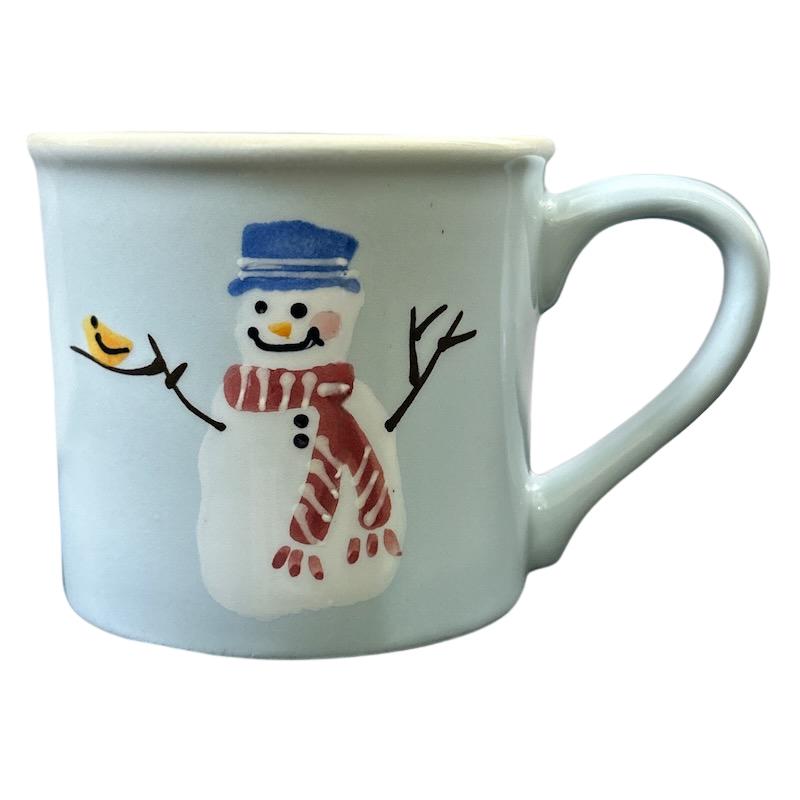 Snowmen Blue Mug Hartstone