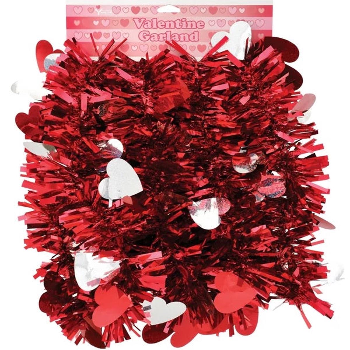 Tinsel Valentine's Day Decorating Garland