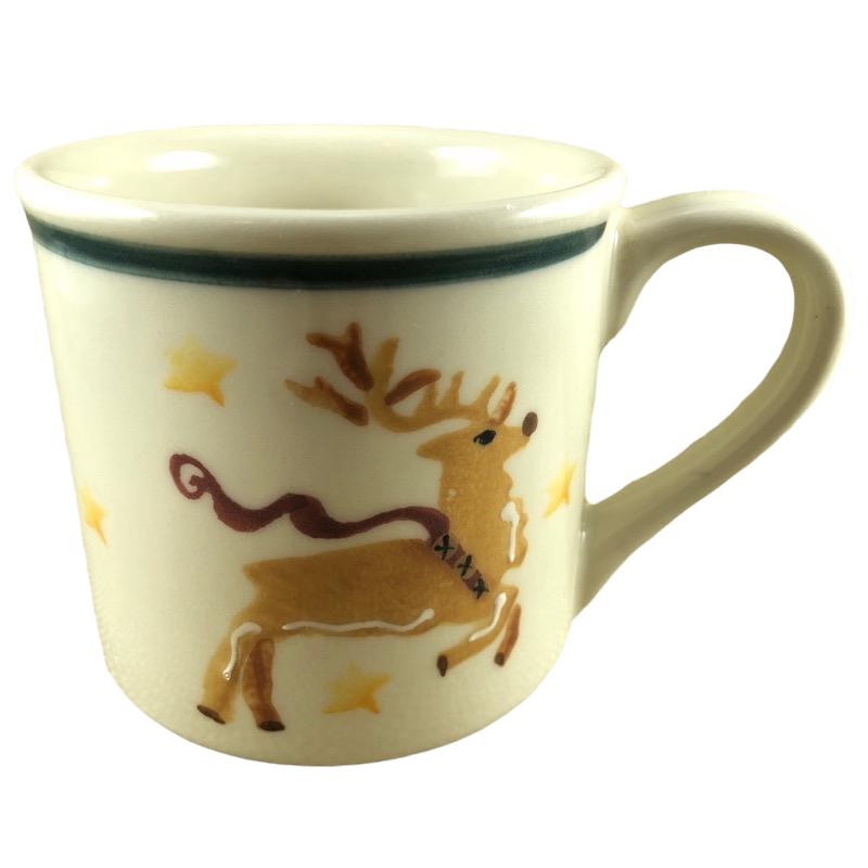 Up On The Roof Top Reindeer Noble Excellence Mug Hartstone