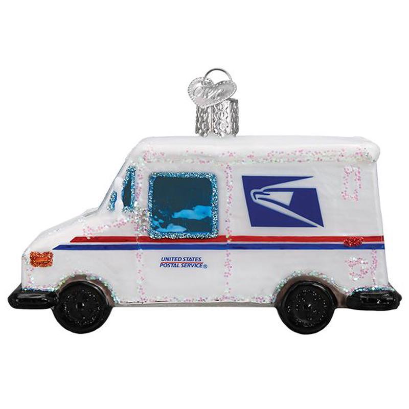 USPS Mail Truck Ornament - Old World Christmas