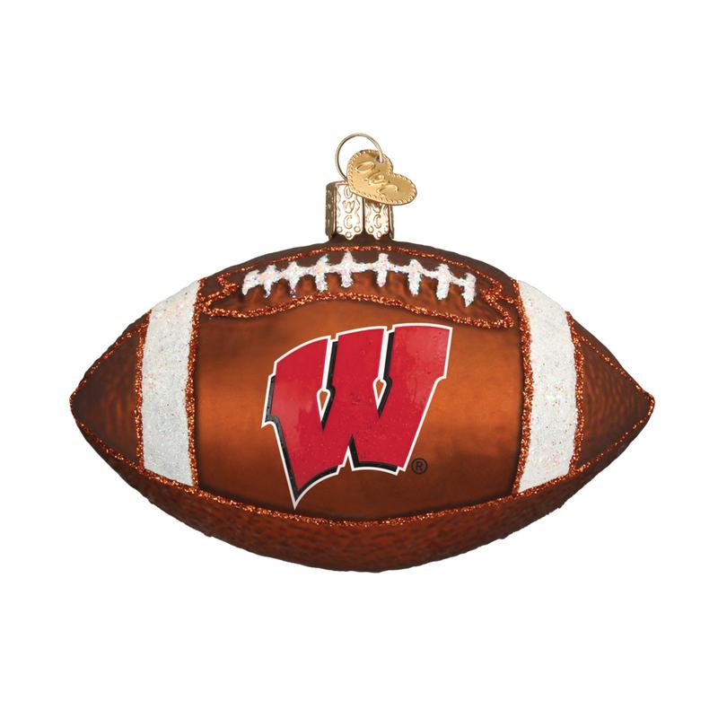 Wisconsin Badger Football Ornament - Old World Christmas