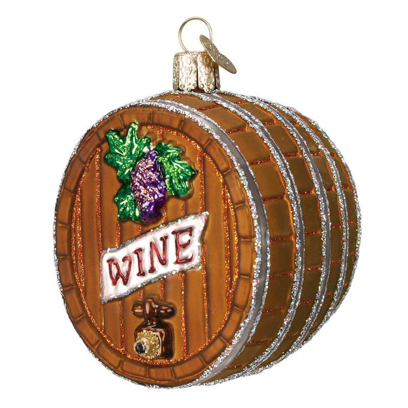 Wine Barrel Ornament - Old World Christmas
