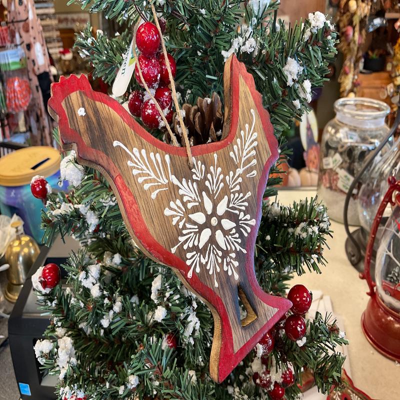 WOOD FARM ANIMAL Ornament by Evergreen