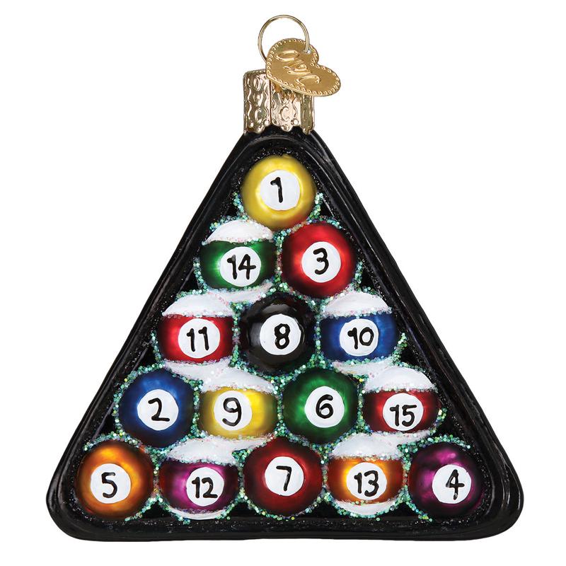 Billiard Balls Ornament - Old World Christmas