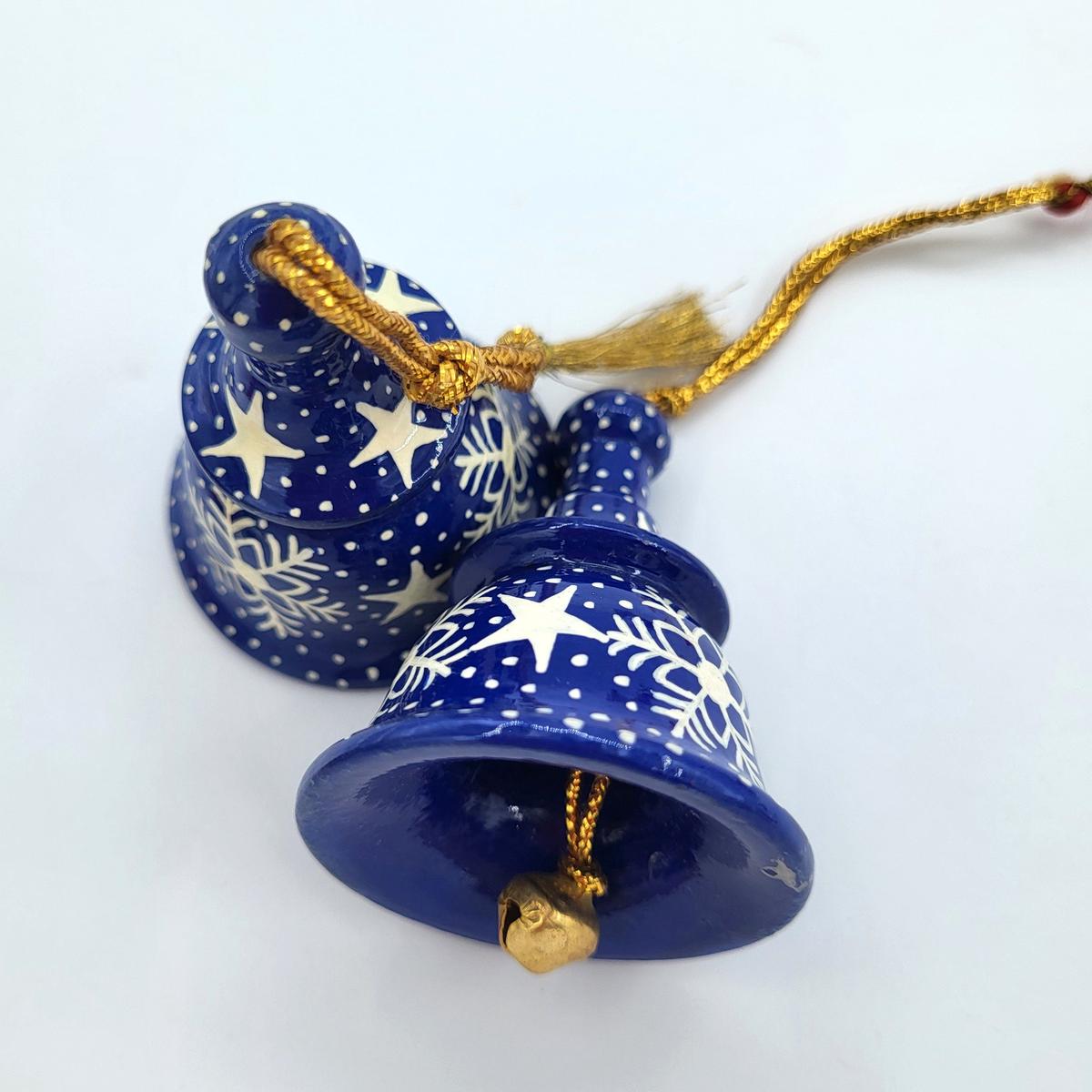 Tiny Bell Snowflake/Star - Blue