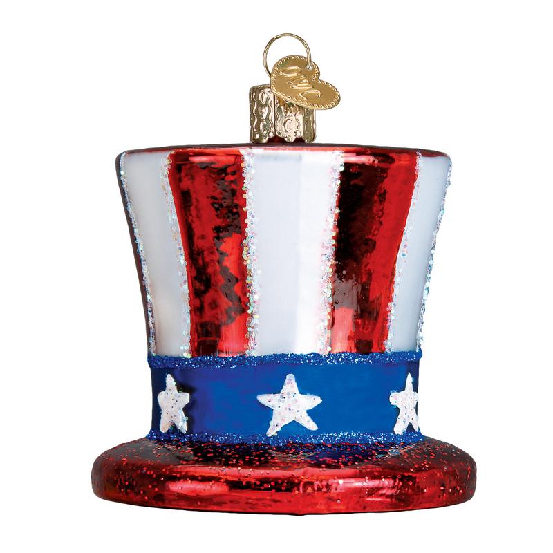 Uncle Sam's Hat Ornament - Old World Christmas