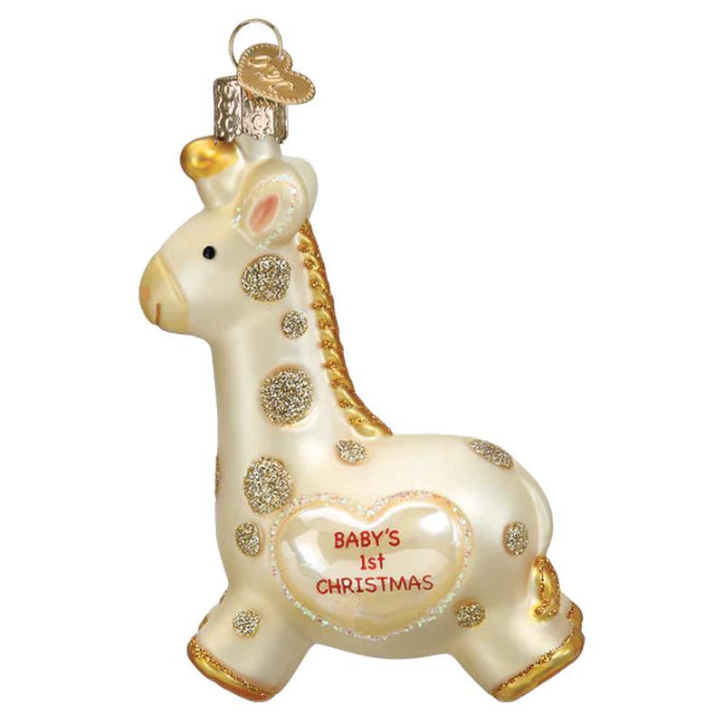 Baby's 1st Christmas Giraffe Ornament - Old World Christmas