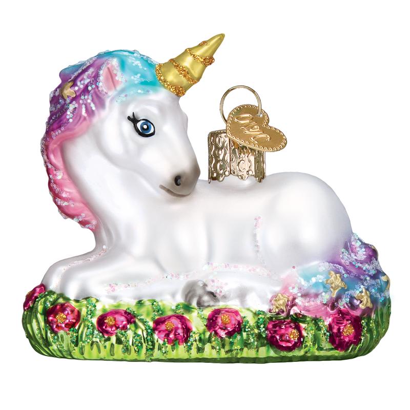 Baby Unicorn Ornament - Old World Christmas