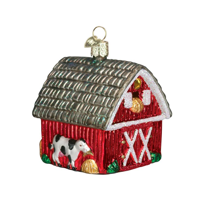 Barn Ornament - Old World Christmas