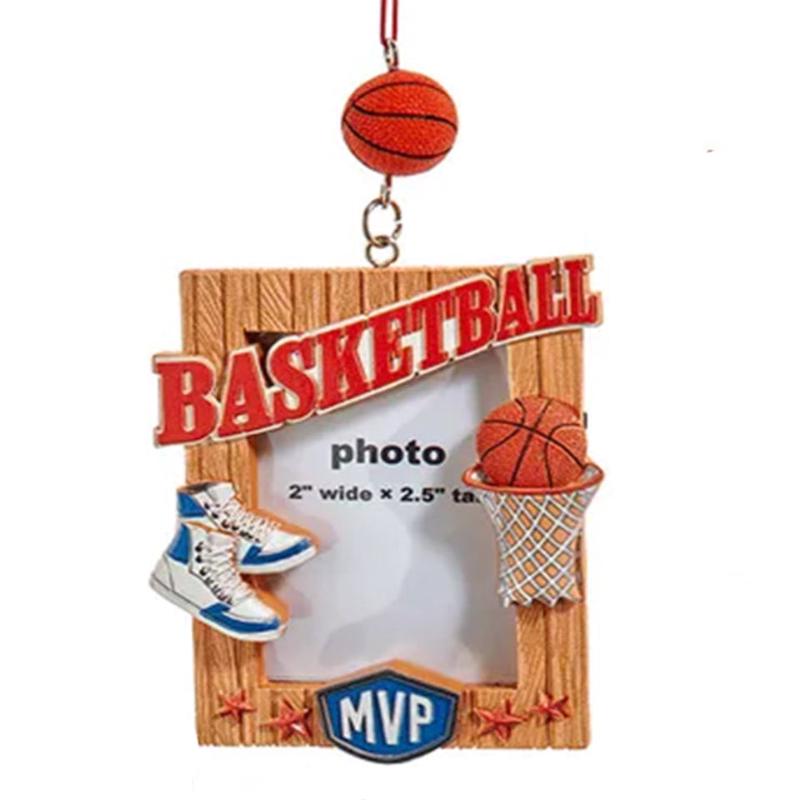 Basketball MVP Picture Frame Ornament