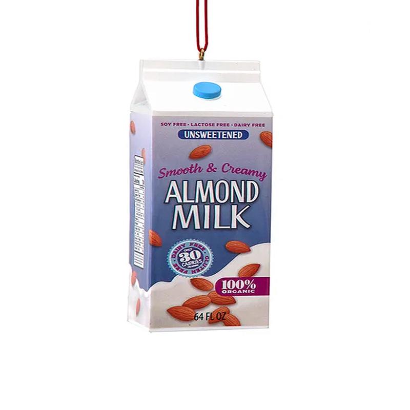 Almond Milk Carton Ornament