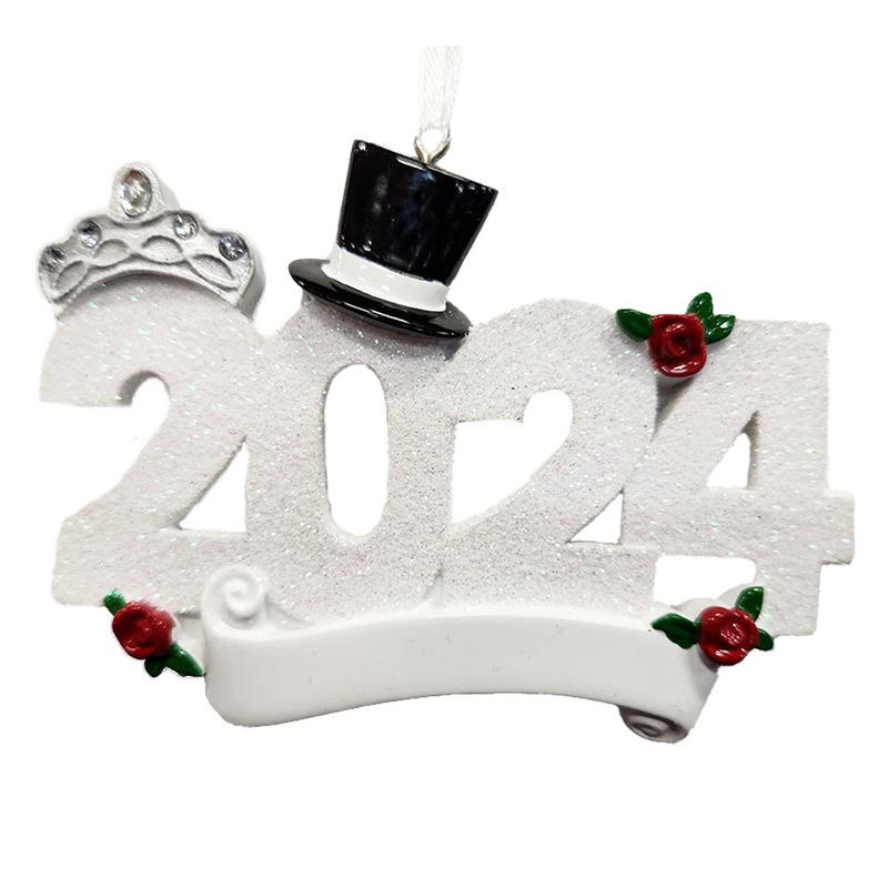 2024 Dated Wedding Ornament