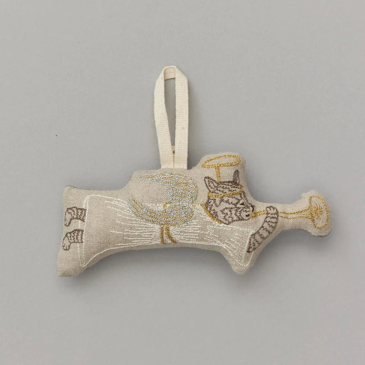 Angel Cat Ornament Coral 038 Tusk