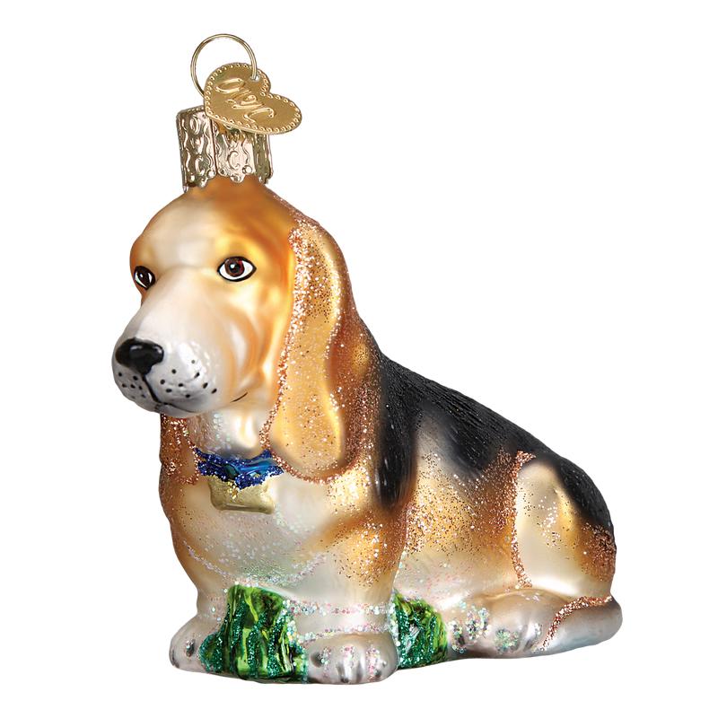 Basset Hound Ornament - Old World Christmas