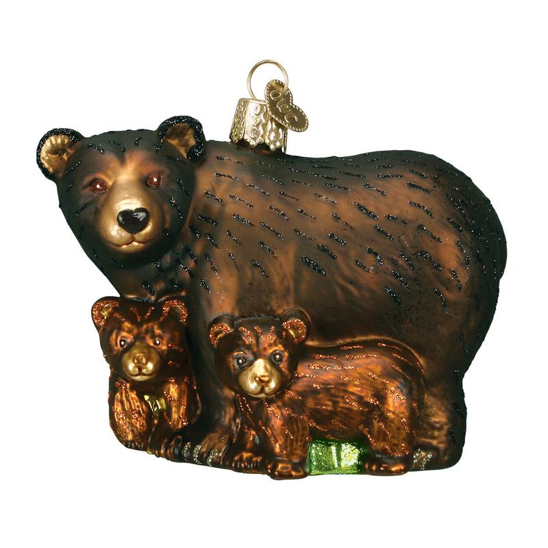 Bear with Cubs - Old World Christmas