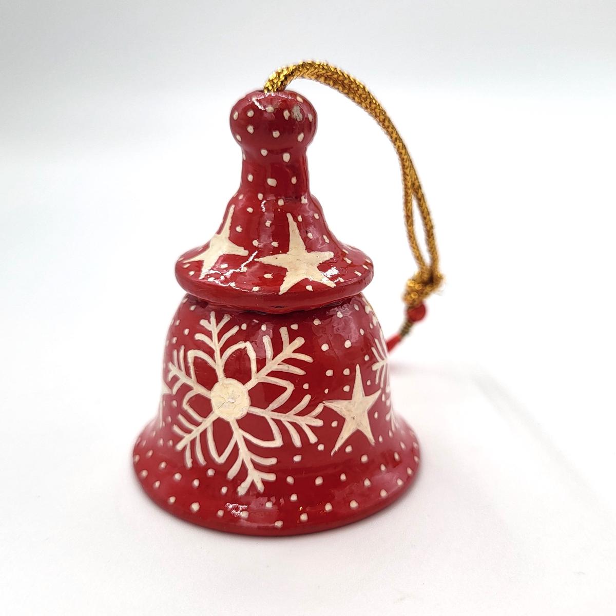 Tiny Bell Snowflake/Star - Red