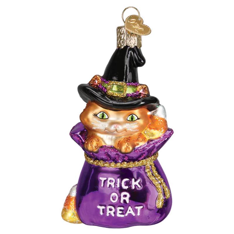 Trick-or-Treat Kitty Ornament - Old World Christmas