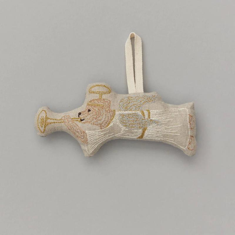 Angel Dog Ornament | Christmas Ornament | Coral & Tusk