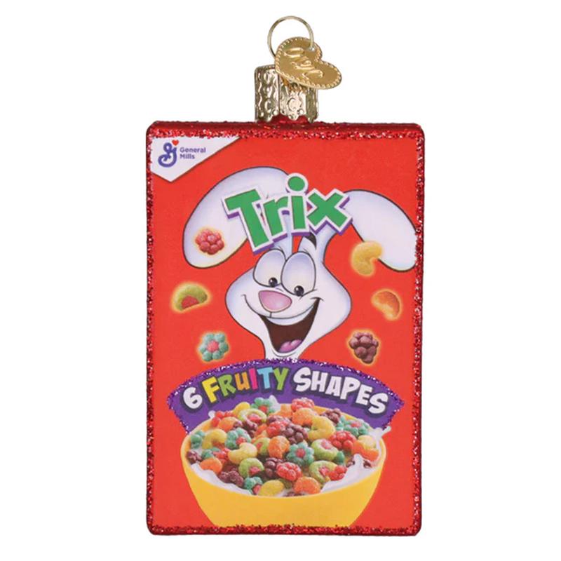 Trix Cereal Box Ornament - Old World Christmas