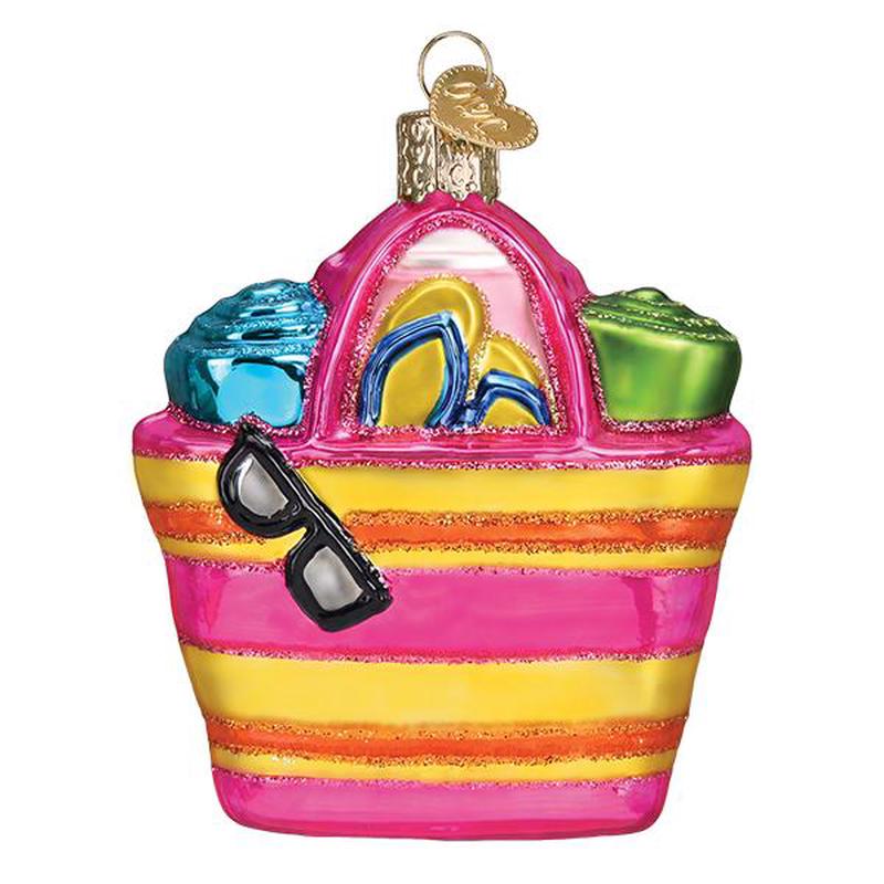 Beach Bag Ornament  - Old World Christmas