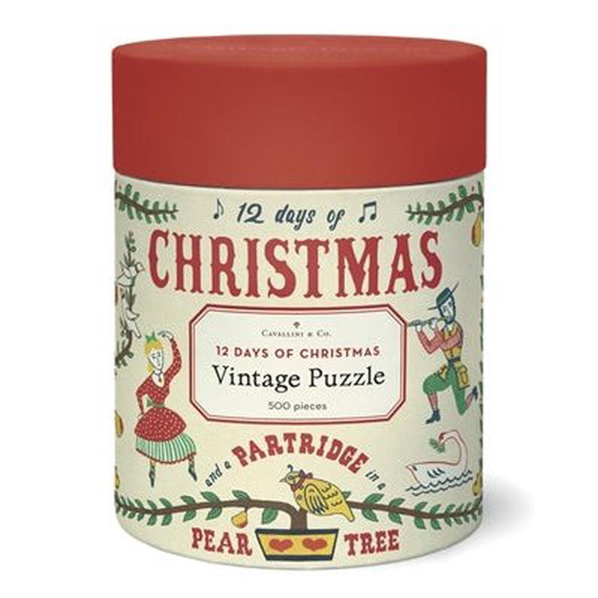 Twelve Days of Christmas 500 Piece Puzzle