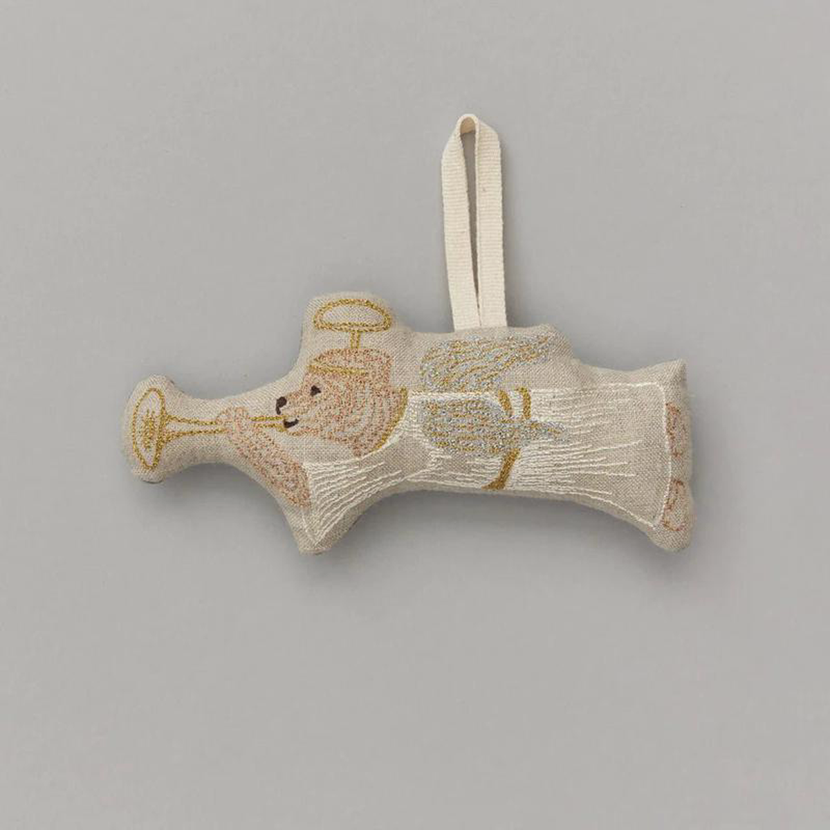 Angel Dog Ornament Christmas Ornament Coral 038 Tusk