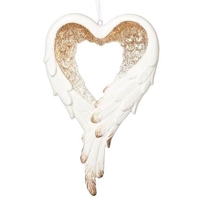 Angel Wing Heart Ornament