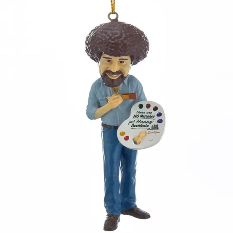 Bob Ross Figure Ornament