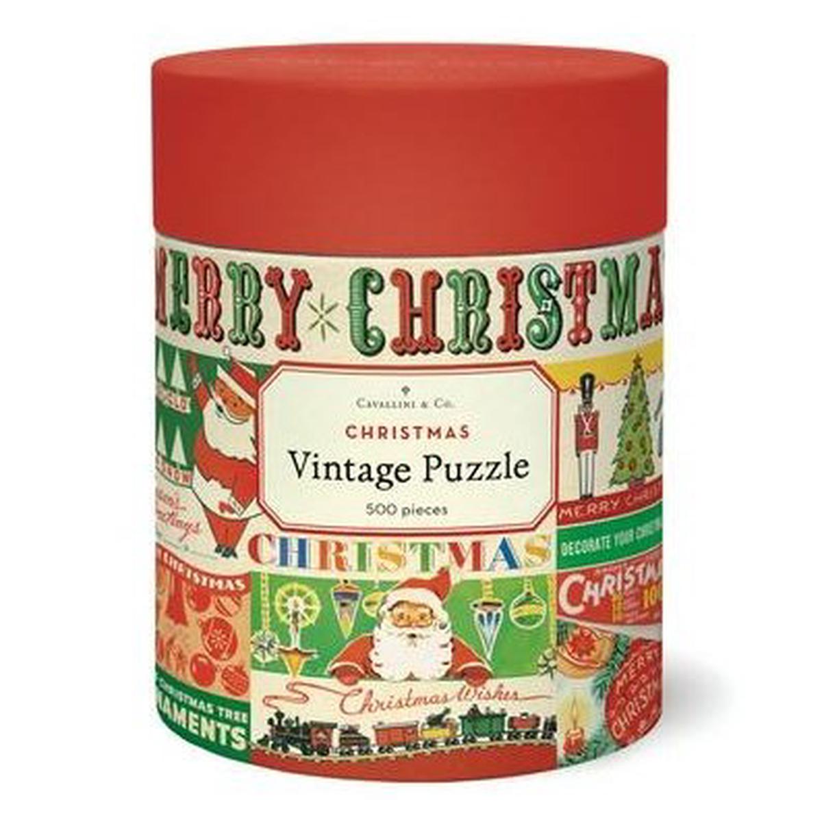 Vintage Christmas 500 Piece Puzzle