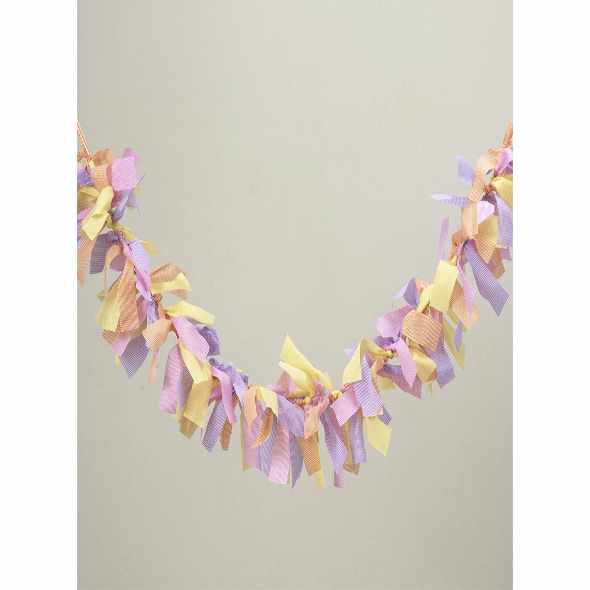 72" Pastel Fabric Garland