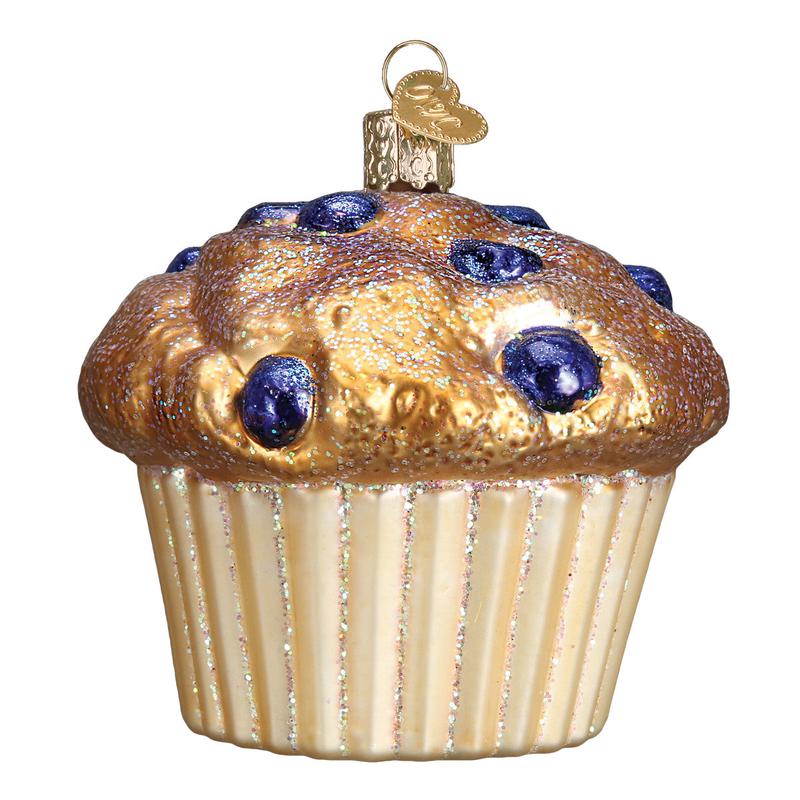 Blueberry Muffin Ornament - Old World Christmas