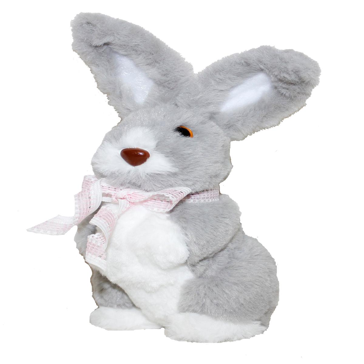 GREY CUDDLES SMALL BUNNY