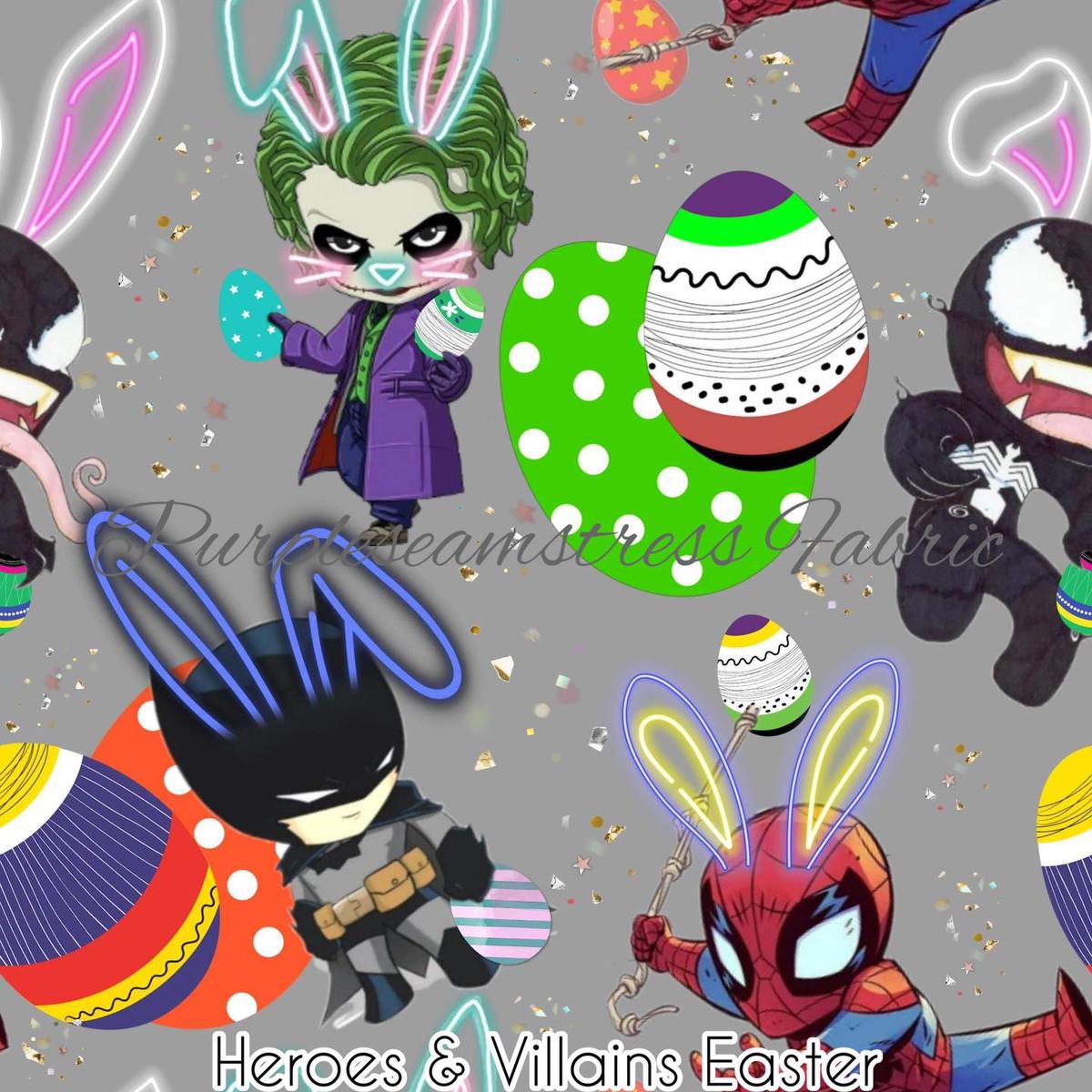 Heroes & Villains Easter  Fabric
