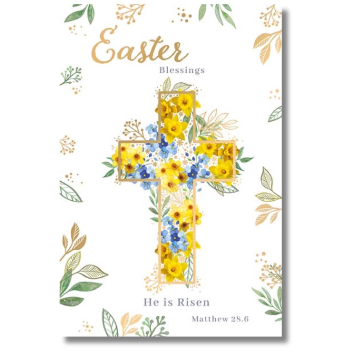 Noel Tatt Easter Blessings - A Pack Of 4 Greeting Cards Of 1 Design