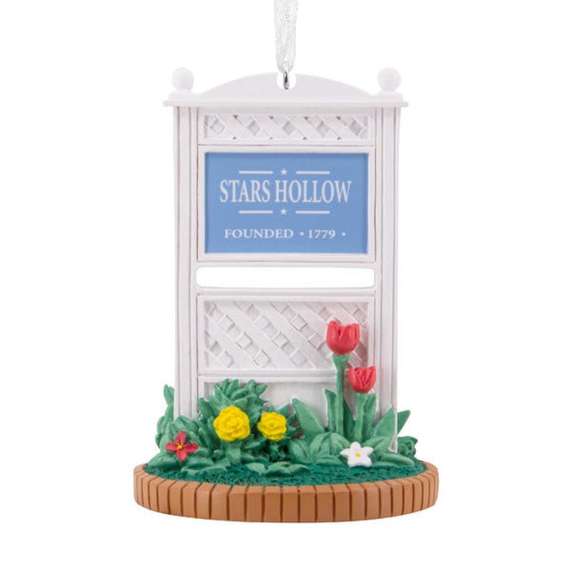 The Gilmore Girls Stars Hollow Sign Ornament