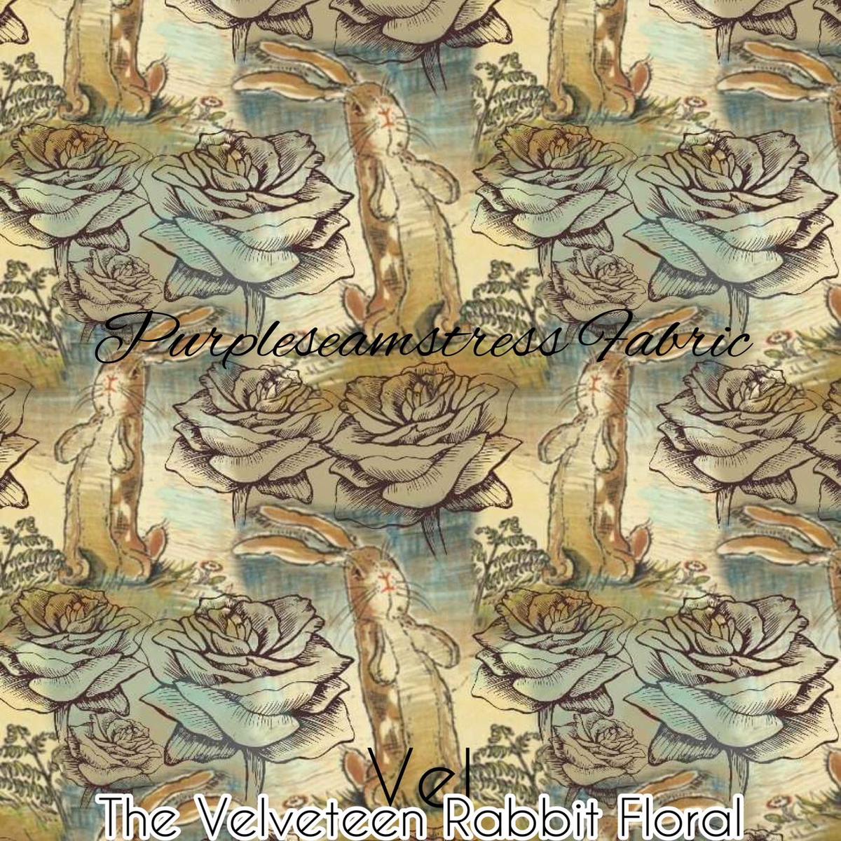 The Velveteen Rabbit Floral  Fabr...