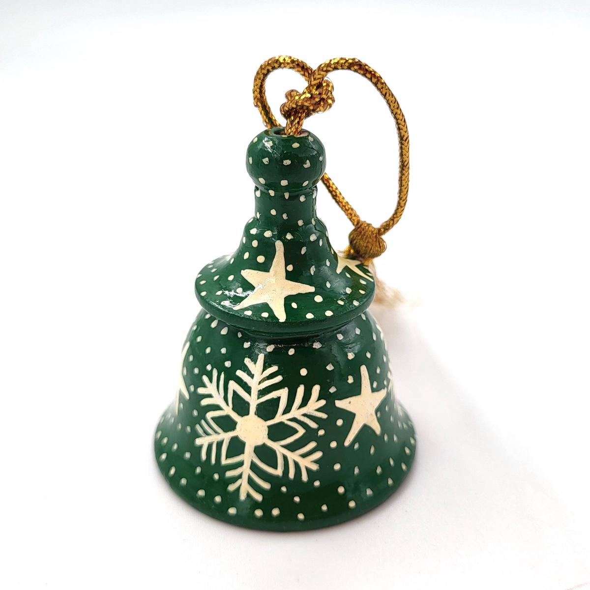 Tiny Bell Snowflake/Star - Green