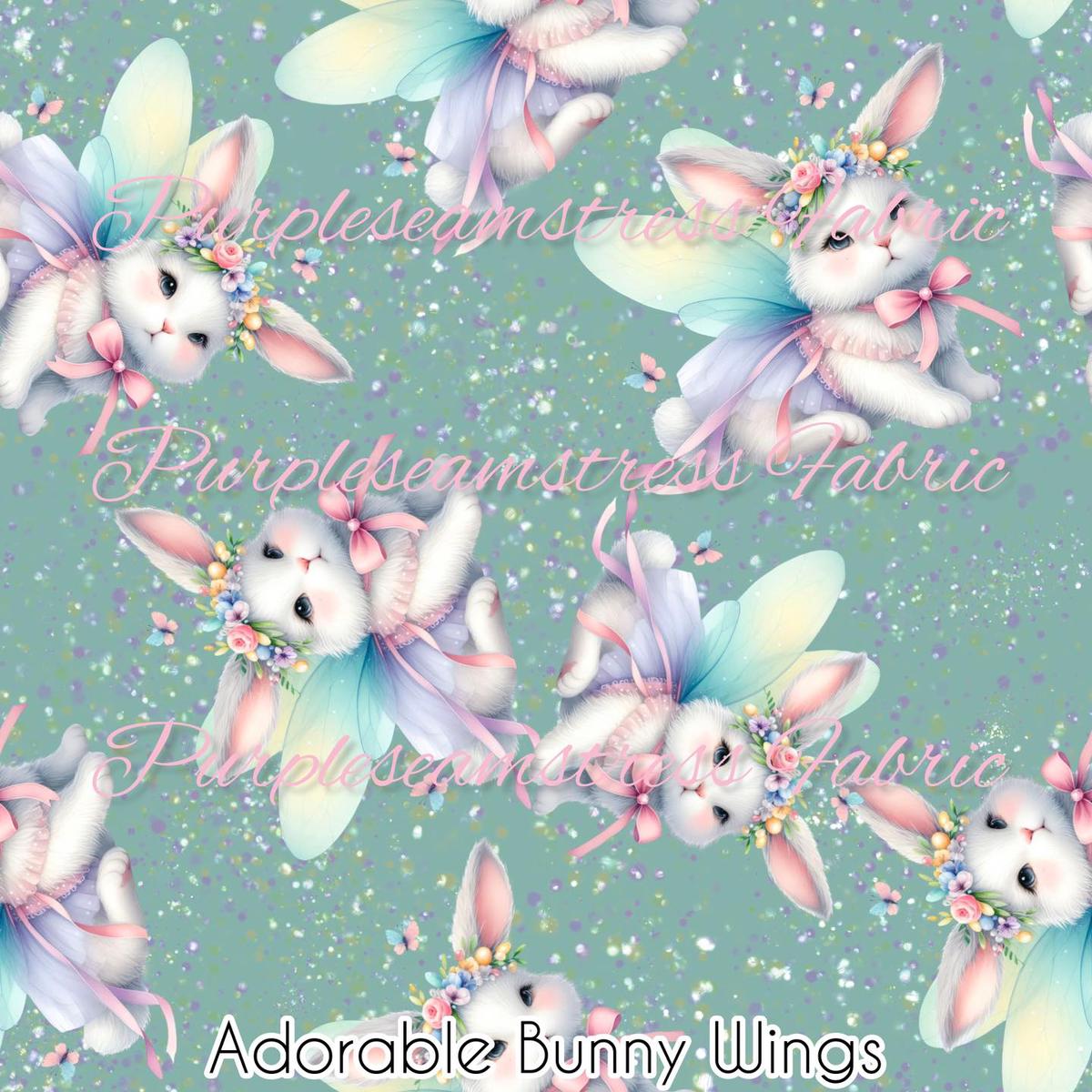 Adorable Bunny Wings  Fabric