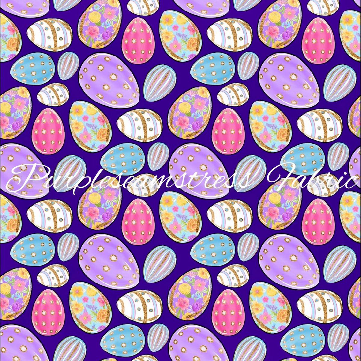 An Eclectic Bunch of Eggs  Fabric
