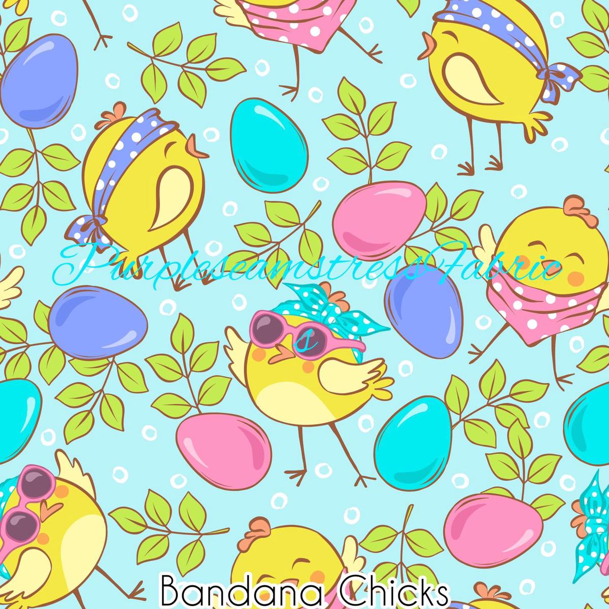 Bandana Chicks  Fabric